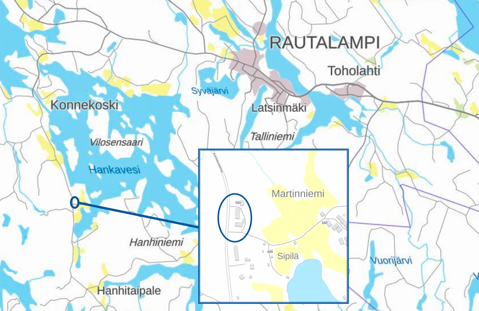 HiMaKo Oy:n sijainti kartalla